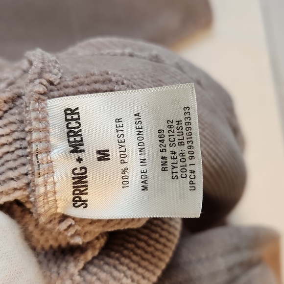 Spring + Mercer Women's Sweater Size Medium Blush - Picture 7 of 10